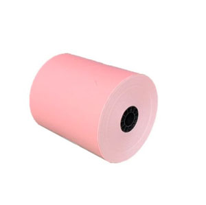 80mm x 80mm x 12.7mm - Thermal Till Rolls - Pink